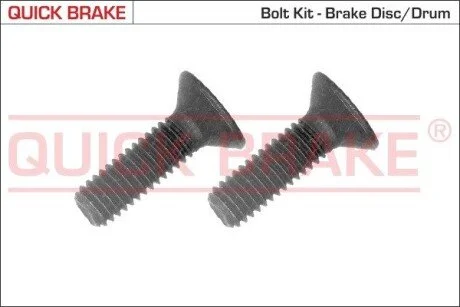 KPL=2SZT!!!! ЧRUBA TARCZY HAM. OPEL P./T. ASTRA/CASCADA/ZAFIRA 09- QUICK BRAKE 11622K (фото 1)