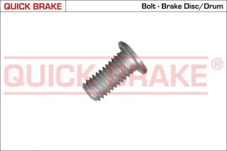 Болт M8x1,25 / 11,8x17,8 TORX 30 QUICK BRAKE 11672 (фото 1)