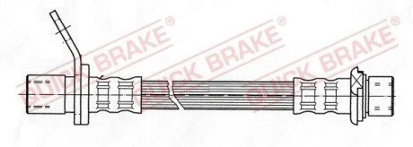 Шланг гальмівний QUICK BRAKE 22910