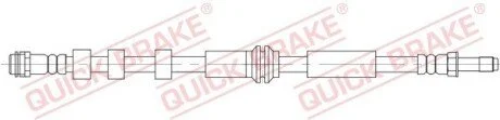 PRZEWOD HAMULC ELAST BRAKE HOSE SZT QUICK BRAKE 32822 (фото 1)