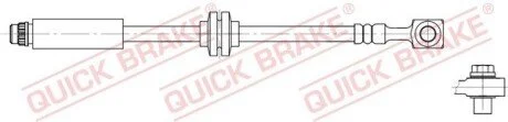 PRZEWOD HAMULC ELAST BRAKE HOSE W/BANJO BOLT SZT QUICK BRAKE 50201X