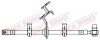 PRZEWOD HAMULC ELAST BRAKE HOSE W/BANJO BOLT SZT QUICK BRAKE 58834X (фото 1)