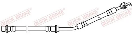 PRZEWOD HAMULC ELAST BRAKE HOSE SZT QUICK BRAKE 58870
