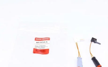 Датчик знесення, гальм. QUICK BRAKE WS0214A (фото 1)