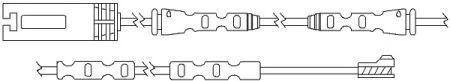 Датчик зносу гальмiвних колодок QUICK BRAKE WS0291A