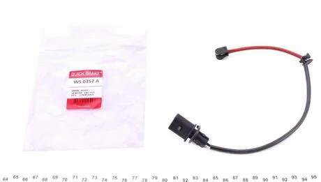 Датчик знесення, гальм. QUICK BRAKE WS 0357 A