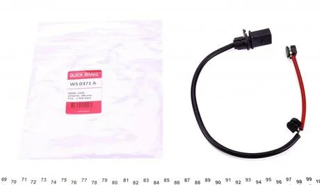 Датчик зносу,гальм.колодки QUICK BRAKE WS0371A