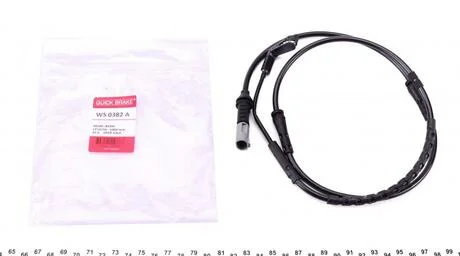 Датчик зносу,гальм.колодки QUICK BRAKE WS0382A