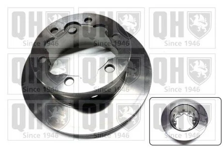 Гальмiвнi диски заднi QUINTON HAZELL BDC4543