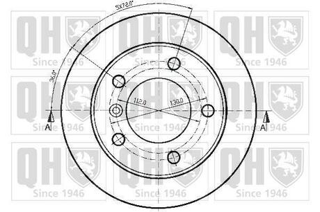 Гальмiвнi диски QUINTON HAZELL BDC4699