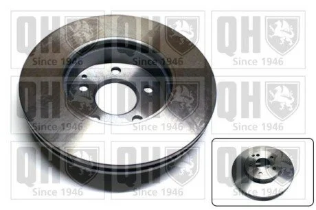 Гальмiвнi диски QUINTON HAZELL BDC5414 (фото 1)