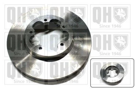 Гальмiвнi диски QUINTON HAZELL BDC5523