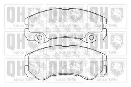 Гальмiвнi колодки дисковi QUINTON HAZELL BP1204