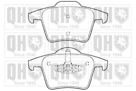 Гальмiвнi колодки дисковi QUINTON HAZELL BP1471