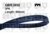 Ремiнь клиновий 3pk#850 QBR3850