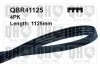 Ремiнь клиновий, 4pk#1125 QBR41125