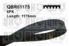 Ремiнь клиновий, 6pk#1175 QBR61175
