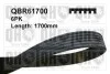 Ремiнь клиновий, 6pk#1700 QBR61700