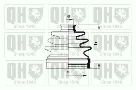 Пильник привiдного валу QUINTON HAZELL QJB985