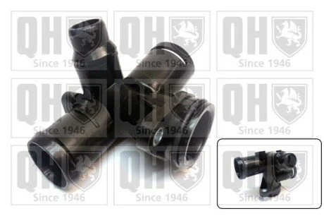 Фланец системы охлаждения Audi A4/A6 2.0TFSI 04-11 QUINTON HAZELL QTH1020CF