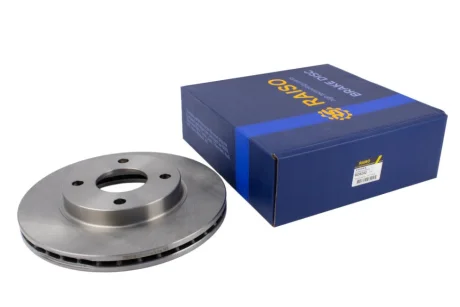 Гальмівний диск передній Fiesta IV/V/Focus -04/Fusion -12 (258x22) RAISO RD8202 (фото 1)