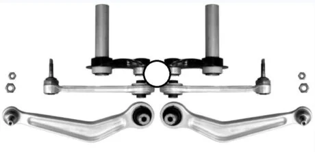 Комплект важелів підвіски (задньої) BMW 5 (E39/E60) RAISO RL-333200-KIT