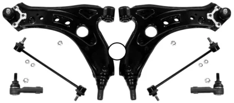 Комплект важелів підвіски (передньої) Skoda Fabia/Fabia II/Roomster/VW Fox 99- RAISO RL-407015-KIT (фото 1)