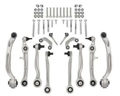 Комплект важелів з болтами Audi A6 (04-11), A8 (02-11), VW Phaeton (02-16) RAISO RL-4B8998-KIT