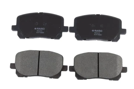 Фото 1 - колодки гальмівні диск. перед. Toyota Avensis Verso 01-09 RAISO RP3315 Колодки гальмівні диск. перед. Toyota Avensis Verso 01-09 RAISO RP3315 (фото 1)