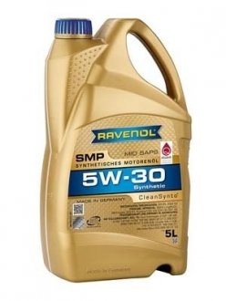 SMP 5W30 CleanSynto 5L A3/B4, C3, BMW LL-04, VW504.00/507.00 RAVENOL 111112600501999