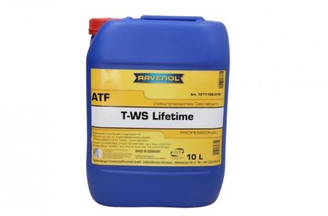 OLEJ ATF T-WS LIFETIME 10L RAVENOL 1211106010