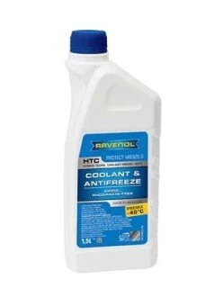 PŁYN DO CHŁODNIC HTC PROTECT MB325.0 Premix -40°C 1,5L NIEBIESKI RAVENOL 141012115001999