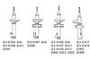 Амортизатор газовий переднiй, FORD FIESTA/COURRIER/PUMA, MAZDA 121 RECORD 334217 (фото 2)