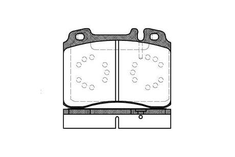 Колодки тормозные дисковые передние REMSA 0379.20 (фото 1)