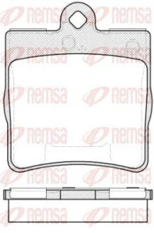Колодки гальмівні дискові REMSA 0678.10