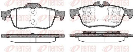 Колодки тормозные задние.Renault Latitude 2.0-3.0DCI 11- REMSA 0842 60