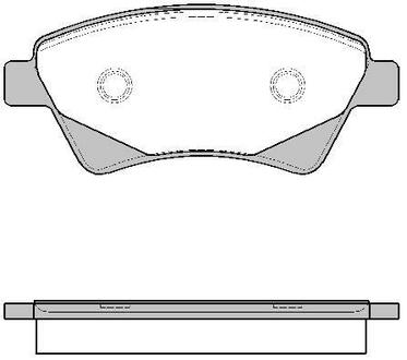 Колодки тормозные дисковые передние REMSA 0976.20