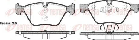 Тормозные колодки REMSA 1052.10