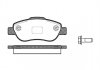 Колодки гальмівні дискові  передні  FIAT Panda 03-12,PANDA (169) 03-,PANDA Van (169) 04- 1100.00