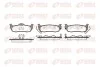 Гальмiвнi колодки дискові зад. Jeep Commander, Grand Cherokee III 3.0Crd-5.7 06.05-12.10 1106 02