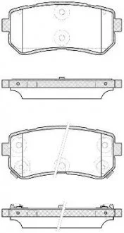 Тормозные колодки REMSA 1209.42