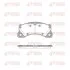 Колодки гальмівні (передні) Porsche Cayenne 02-/Macan 14-/Panamera 10-16/VW Touareg 02- (Brembo) REMSA 134545 (фото 1)
