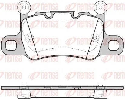 Дисковые тормозные колодки REMSA 159810