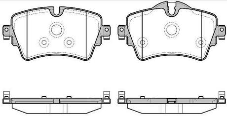 Колодки тормозные дисковые передние REMSA 1599.08 (фото 1)