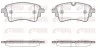Колодки гальмівні (задні) Audi A4/A6/Q5/Q7/VW Touareg 15- REMSA 166910 (фото 1)