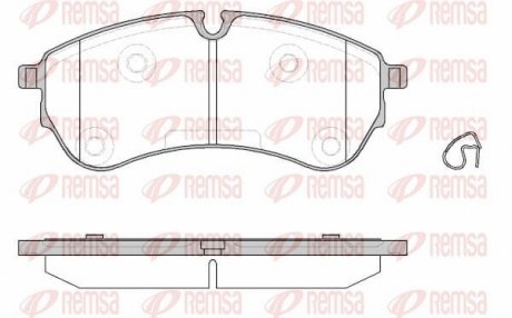 Колодки гальмівні дискові REMSA 1830.00