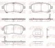 REMSA SUZUKI Комплект гальмівних колодок IGNIS III (MF) 1.2 Hybrid 16- 1833.02