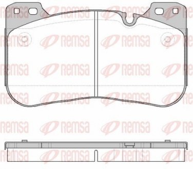 Колодки гальмівні (передні) BMW 5 (G30/F90)/X5 (G05/F95)/3 (G20/G80) 17- (Brembo) Q+ REMSA 183400