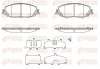 Колодки гальмівні (передні) Toyota Corolla/Yaris 18- (Advics) 187000