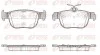 AUDI Колодки гальмівні задні A3 Limousine 30 20-, SKODA, VW REMSA 1897.00 (фото 1)